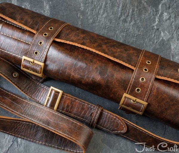 Chef’s Knife roll Dundee Patina