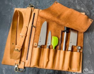 Chef’s Knife roll Country (for 8 knives)