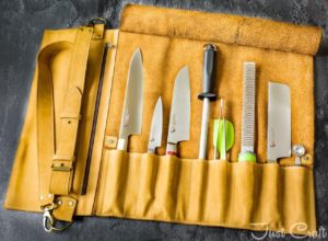Chef’s Knife roll Savannah (for 6 knives)